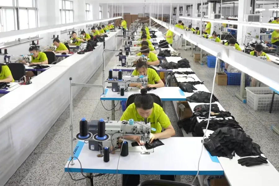 Glove production workshop