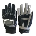Gray and Black Off Road Bike Gloves