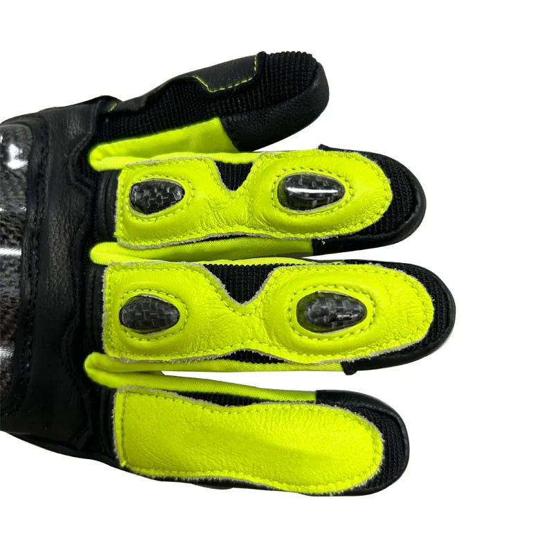 Hi Vis Protective Motorcycle Gloves