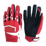 Red and Black Off Road Bike Gloves