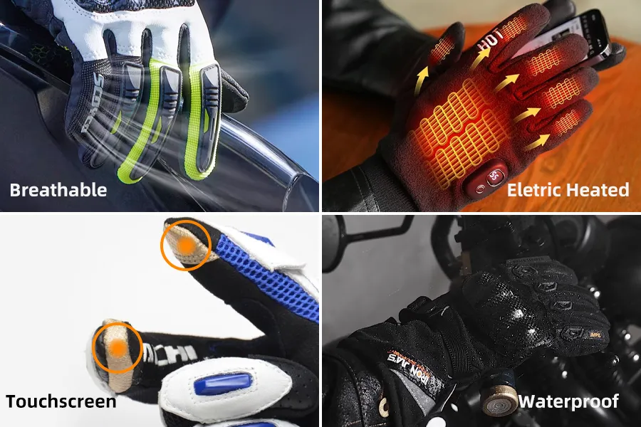 function of motorcycle gloves